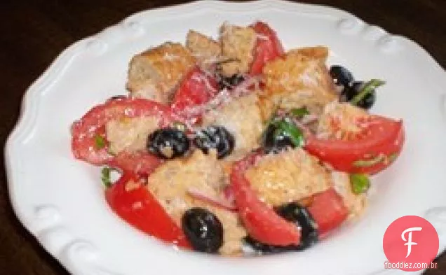 Tomate Manjericão Panzanella