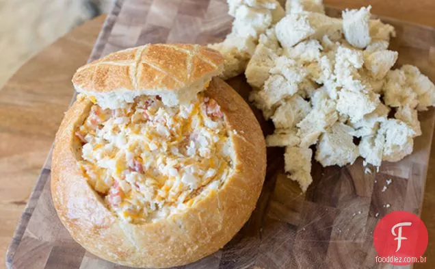 Propagação De Queijo Bacon Quente
