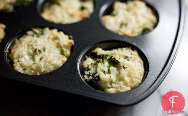 Arroz, Brócolis ' n copos de queijo