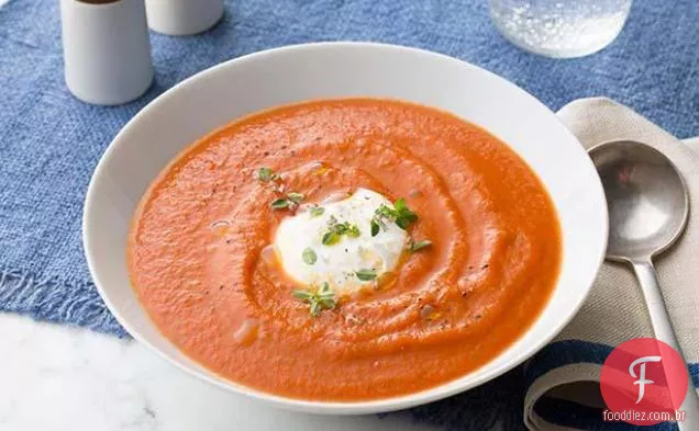 Sopa De Tomate Assada Rica