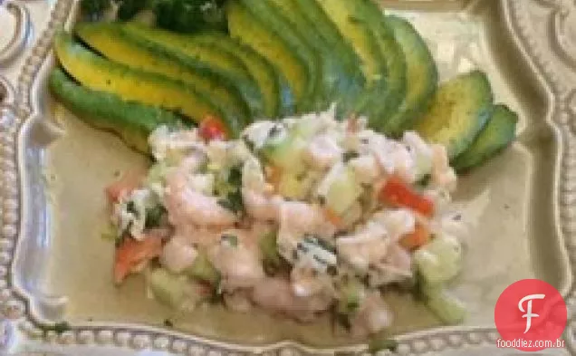 Abacates Recheados Com Frutos Do Mar