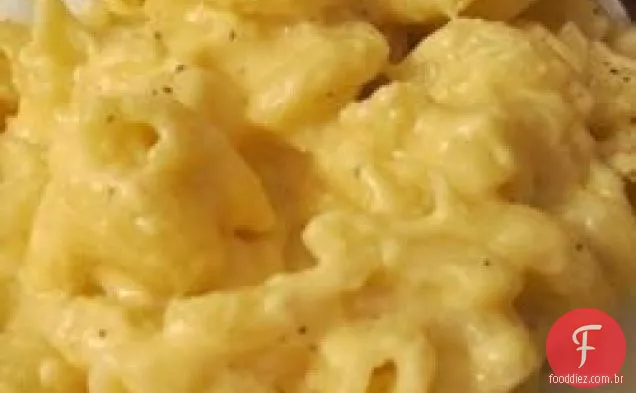 Melhor um pote de queijo e macarrão
