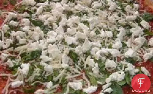 Basil Goat Cheese Pizza