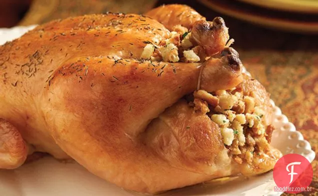 Frango Recheado Assado