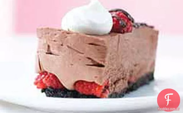 Bolo De Mousse De Chocolate E Framboesa