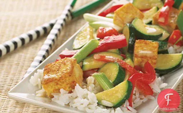 Coco-Curry Tofu Refogado