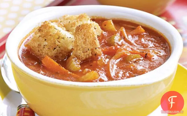 Sopa De Tomate De Dia Chuvoso