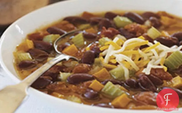 Cheesy Chili Soup
