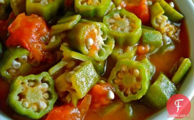 Quiabo Cozido E Tomate