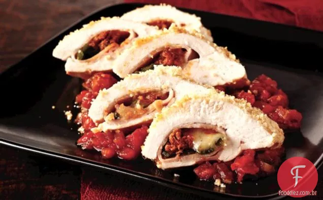 Chorizo & Poblano Peito De Frango Recheado