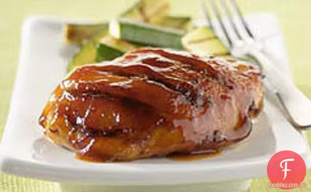 Frango para churrasco doce e picante