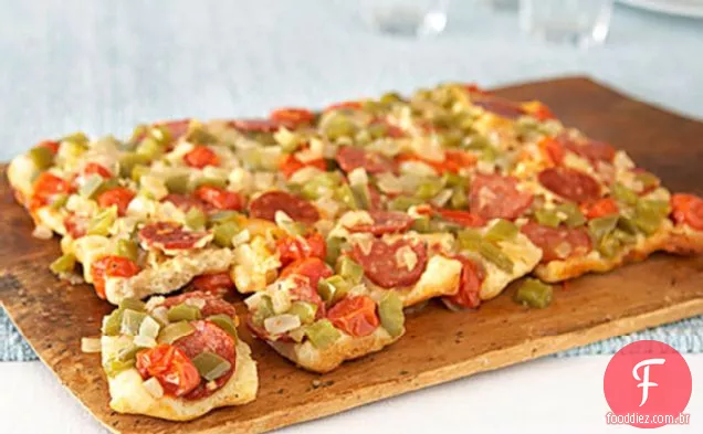 Cheesy Pepperoni Puxa