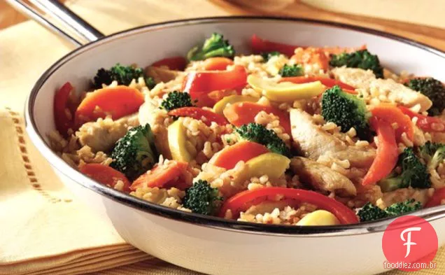 Frango-Arroz Integral Primavera