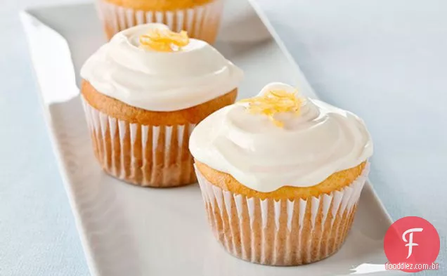 Cupcakes De Queijo Com Creme De Limão