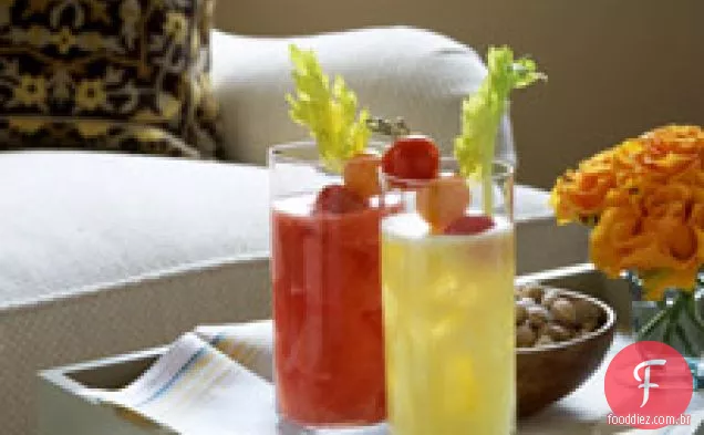 Amarelo fresco-tomate Bloody Mary