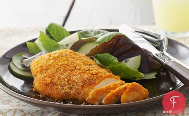 Peitos De Frango Parmesão Crocantes