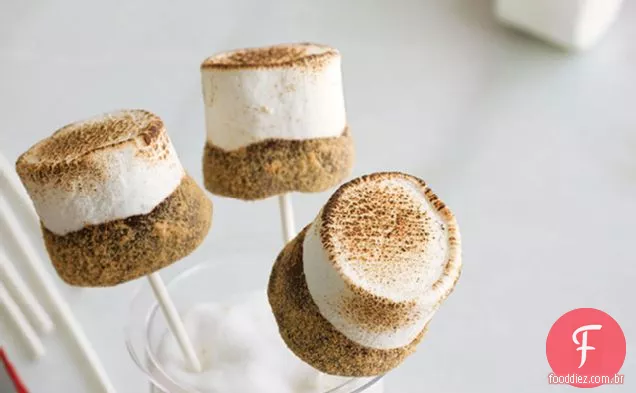 S'mores em uma vara