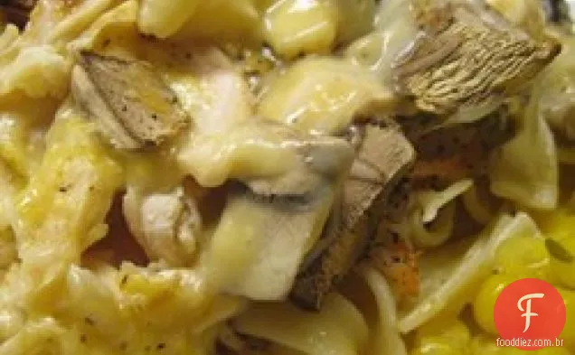Caçarola De Frango Suíça Cremosa