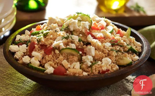 Salada De Cuscuz Estilo Grego