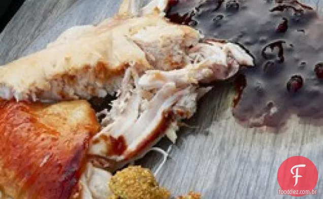 Frango assado chinês com molho
