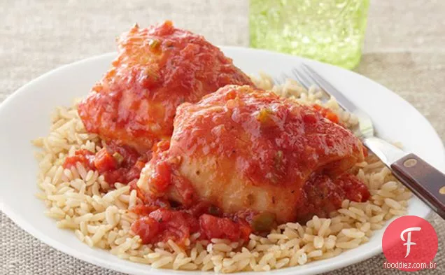 Frango Com Fogão Lento 
