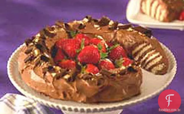 Manteiga De Amendoim De Chocolate Bolo Sem Assar
