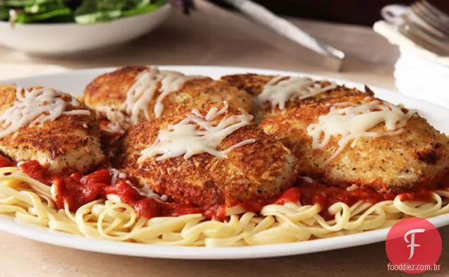 Peitos De Frango Parmesão
