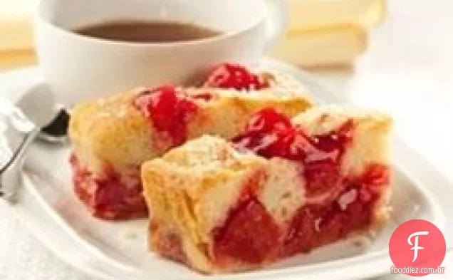 Bolo De Cereja De Baunilha Doce