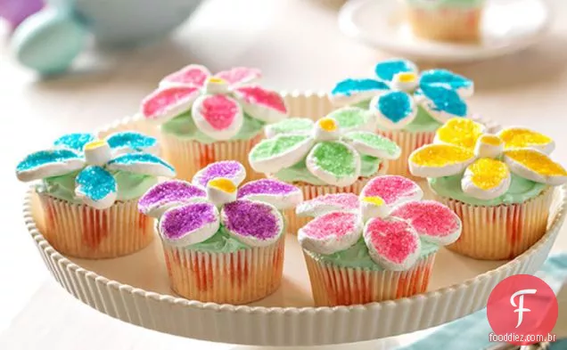 Flower Power Cupcakes