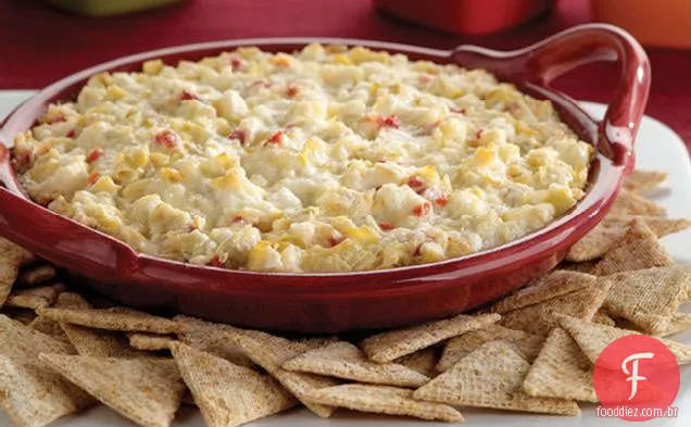 Hot Feta Alcachofra Dip