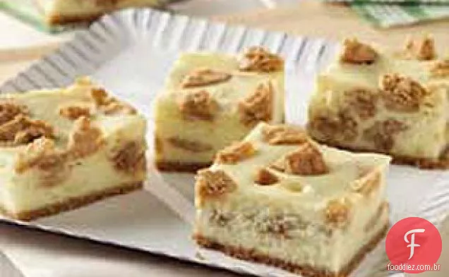 Biscoitos De Manteiga De Amendoim-Cheesecake Bars