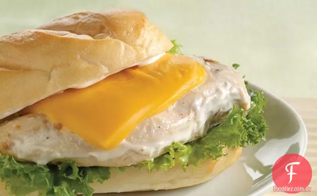 Sanduíches De Queijo Chicken Ranch