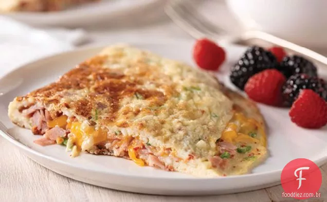 Presunto, Queijo E Omelete De Tomate Seco Ao Sol