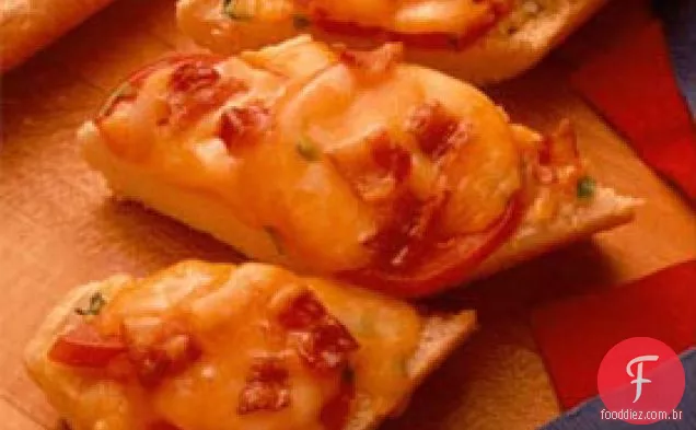 Bacon, Queijo E Pão De Tomate