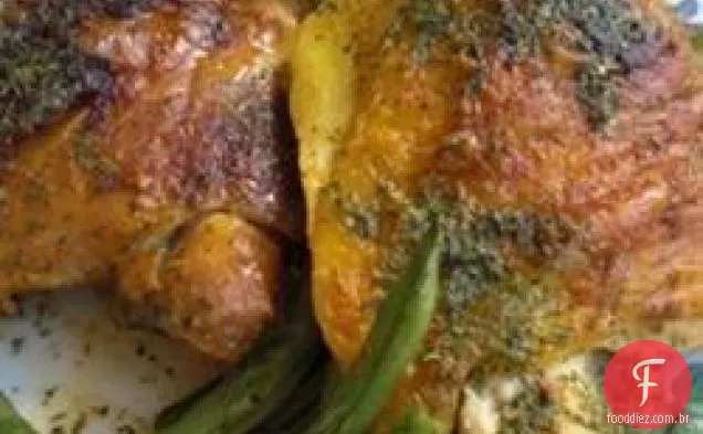 Frango com manteiga de limão