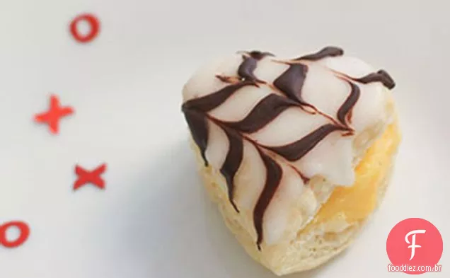 Almond Heart Napoleons