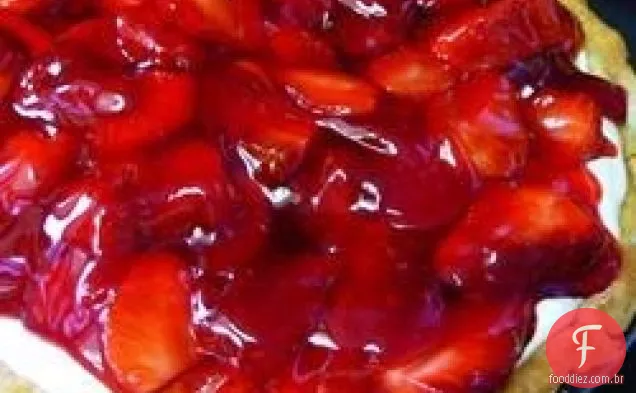 Torta De Creme De Morango Para Morrer