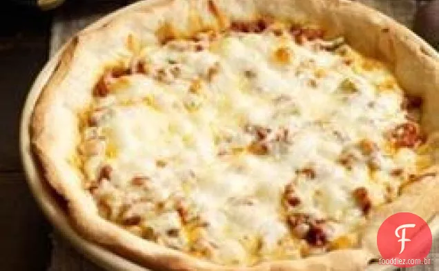 Chicago Deep-Dish Sausage Pizza