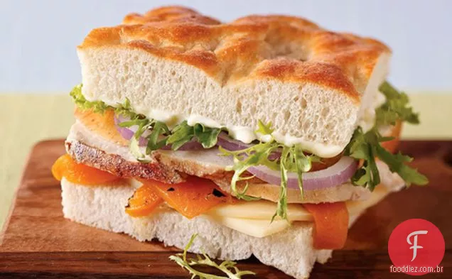 Focaccia Frango Grelhado