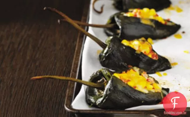 Pimenta Poblano Recheada Assada No Forno