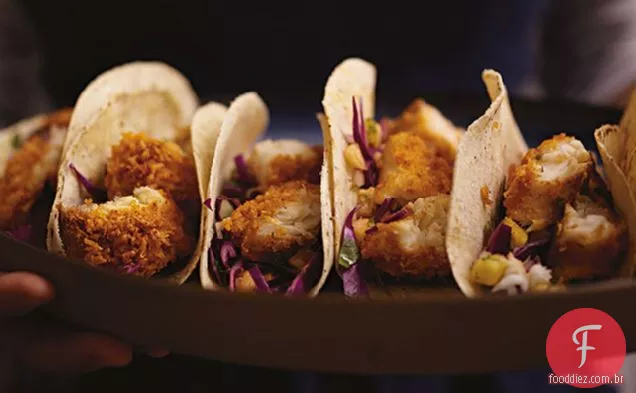 Tacos De Peixe De Tilápia Caseiros