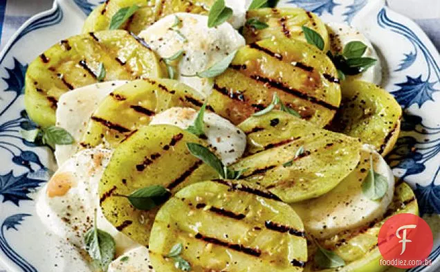 Tomates Verdes Grelhados Caprese