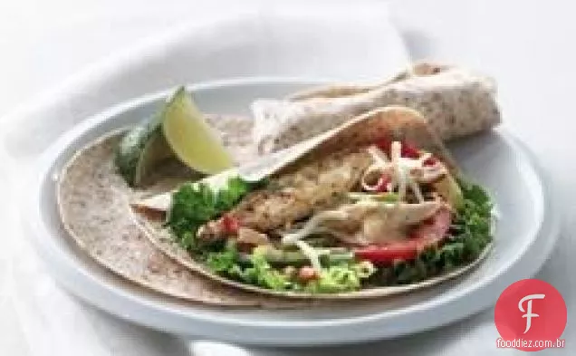 Zesty Cremoso Frango Fajitas