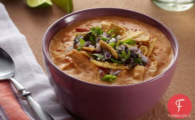 Cheesy Tortilla Soup