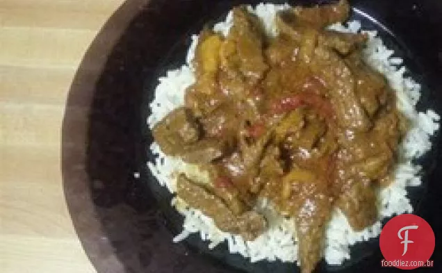 Bife de pimenta da Mãe-Mãe