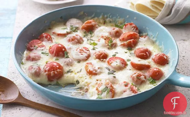 Tomate-Manjericão Queso Fundido