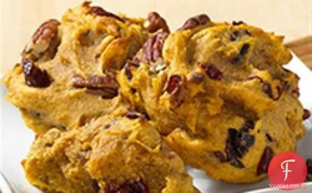 Biscoitos sem glúten da especiaria do mel da abóbora