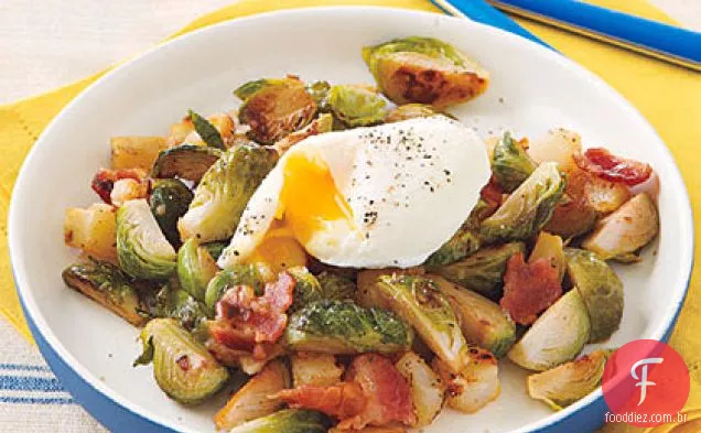 Broto de Bruxelas e Hash de Bacon