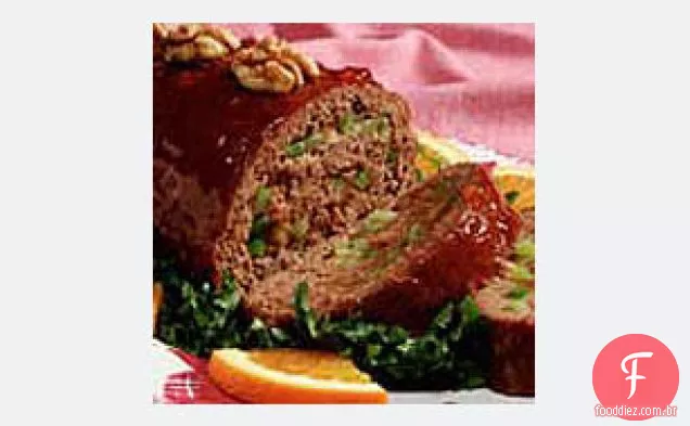 Bolo De Carne Recheado Saboroso