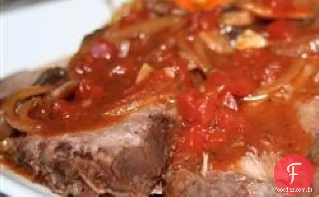 Carne assada em vinho tinto (Carni Arrosto al Vino Rosso)